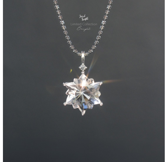 Limited Collection-White Topaz Be Bright Necklace